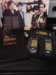 The Godfather 1902-1959 - The Complete Epic (VHS, 1990, 3-Tape Set) Box Set - Picture 1 of 6