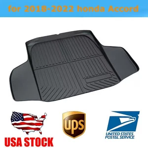 Rear Liner Cargo Mat Trunk Waterproof Floor Mats for Honda Accord 2013-2021 - Picture 1 of 14