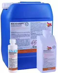 Stalldesinfektion RHODASEPT Flächendesinfektion Desinfektionsmittel Viren 2x 1 L - Bild 1 von 1