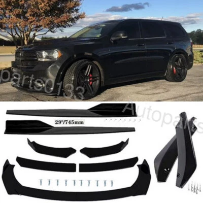 For Dodge Durango SRT Front Bumper Lips Splitter Body Kit Side Skirts Rear Lips - Image 1 of 4