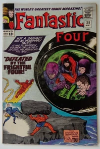Comic - Fantastic Four #38 Kirby/Stone & Lee.2nd Frightful Four 1965 - Bild 1 von 21