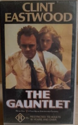 The Gauntlet VHS Clint Eastwood Sondra Locke PAL Video Rated R Action Thriller - Image 1 of 4