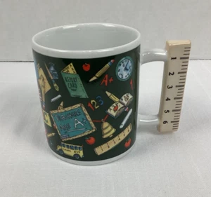 Teachers Are A+ With Ruler Handle, Coffee Tea Cup Mug - Picture 1 of 9