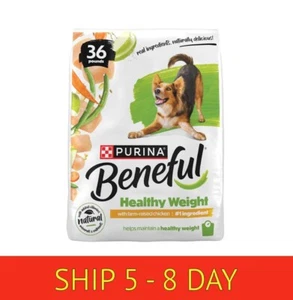 Purina Beneful Healthy Weight with Farm-Raised Chicken Natural...36 lb Bag (w16) - Picture 1 of 11