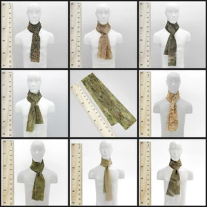 1/6 Scale HOT Mesh Scarf Neckerchief Woodland Desert Camouflage For 12" TOYS - Picture 1 of 36