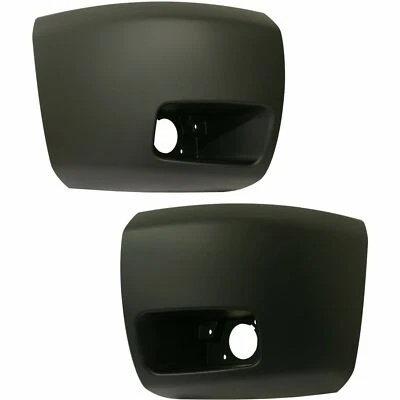 全新前保险杠端盖套装 适用于 2007 - 2013 雪佛兰索罗德 1500 — 第 1/4 张图片