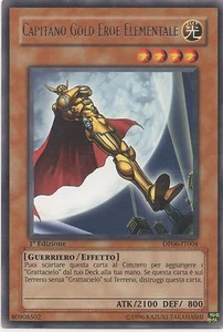 YU GI OH CAPITANO GOLD EROE ELEMENTALE • DP06 • RARA - Picture 1 of 1
