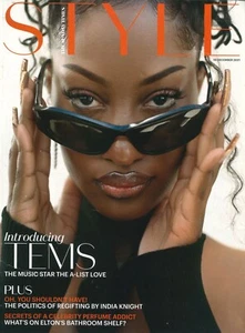 UK Sunday Times Style Magazine: Tems, India Knight, Fashion, Beauty, 19.12.21 - Picture 1 of 2