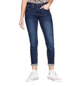 Red Herring Chloe Ankle Crop Raw Hem Medium Wash Casual Blue Jeans Size 8 Reg - Picture 1 of 9