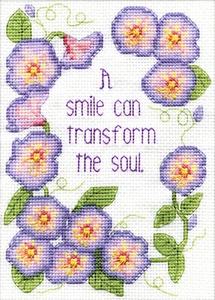 Counted Cross Stitch Kit ~ Design Works A Smile Can Transform the Soul #DW3207 - Picture 1 of 5