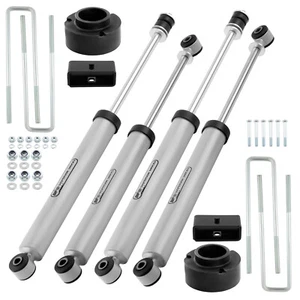 2.5" Leveling Lift Kit for Dodge Ram 1500 4WD 1994-2001 w/ Shocks & Coil Spacers - Picture 1 of 12
