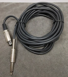 Cable de micrófono de karaoke Frontier 3 pines XLR a 1-4 enchufes - 25 pies probado/funcionando - Imagen 1 de 4