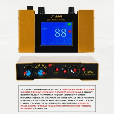 Leakage Detector House Water Pipe Leakage F-999L Floor Heating Leak Detector - Image 1 of 4
