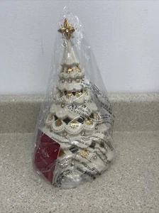 Árbol de Navidad florentino iluminado florentino y perla americano por diseño - Imagen 1 de 5