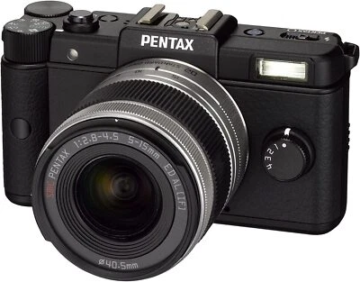 Kit de lente zoom PENTAX PENTAXQ02LKBK sin espejo SLR Q 02, negro, montaje Q Foto 1 de 4