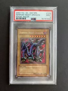 Yugioh Serpente Drago Notturno MRL-103 PSA 9 - Foto 1 di 2