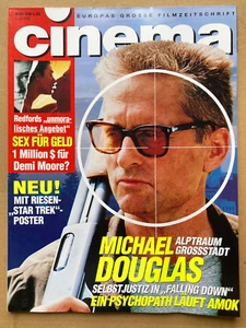 Cinema 06/1993 Filmmagazin OHNE! Sammelkarten, MIT Riesen Star Trek Poster - Bild 1 von 6