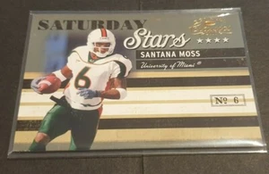 2007 Classics Saturday Stars Santana Moss Insert Card #/1000 University of Miami - Picture 1 of 1