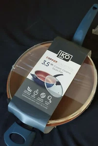 KUPFERKOCHGESCHIRR IKO COOK 3,5 QT. KUPFER KERAMIK BRATPFANNE NEU - OVP - Bild 1 von 10