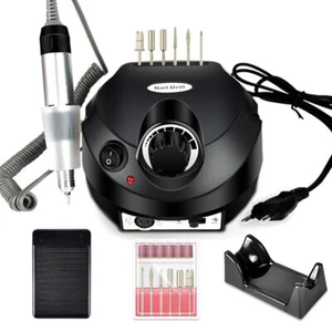 Electric Nail Drill Machine Professional Manicure Pedicure Art Nails Polisher Us - Picture 1 of 60