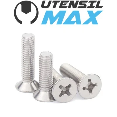 MICRO VITI ACCIAIO INOX 2X6MM TESTA SVASATA A CROCE – CONFEZIONE 20 PEZZI - Immagine 1 di 4