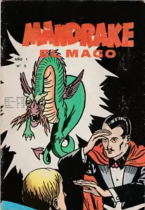 MANDRAKE EL MAGO 5 LORD COCHRANE SPÄTE 60ER JAHRE CHILE SPANISCHER COMIC - Bild 1 von 1