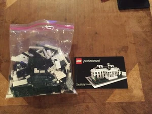 LEGO- ARCHITECTURE- THE WHITE HOUSE- 21006- 100% COMPLETE- - Picture 1 of 5