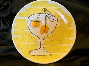 MidCenturyMod Vera for Mikasa "Cocktail Time" Hors d'oeuvre Cherries Plate Mint! - Picture 1 of 5