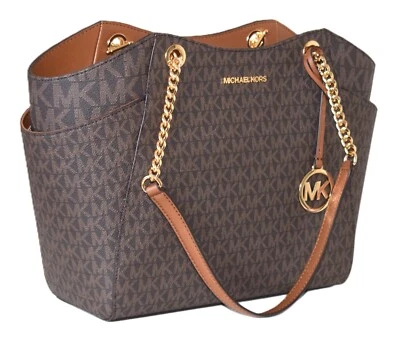 Michael Kors Bag Bag JET SET TRAVEL LG CHAIN SHLDR TOTE Brown - Image 1 of 4