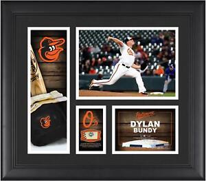 Dylan Bundy Orioles Frmd 15" x 17" Player Collage with a Piece of GU Ball