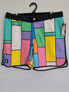 24/81 Brand Board Shorts New With Tags Size 34 - Foto 1 di 5