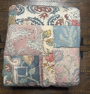 Pottery Barn Valentina Rosewood Quilt Full/ Queen Pre Own Read - Image 1 of 3