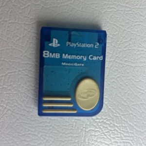 NYKO Translucent Blue Playstation PS2 MagicGate PS-80516 8MB Memory Card GETESTET - Bild 1 von 2