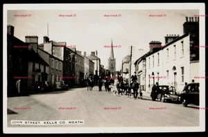 MEATH HUNT JOHN STREET KELLS CO. MEATH IRLAND FOXHOUNDS POSTKARTE - Bild 1 von 2