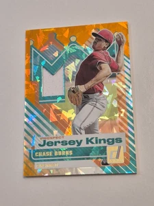 2025 Donruss Baseball Jersey Kings #PJK-CB Chase Burns Orange Ice Parallel Reds - Picture 1 of 5