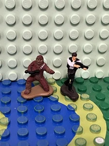 Star Wars Micro Máquinas Minifigura Han Solo Chewbacca 1996-97 Galoob - Imagen 1 de 2