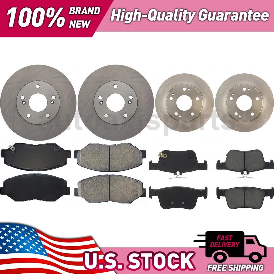 Front and Rear Centric Parts Disc Brake Upgrade Kit for 2016-2019 Honda Civic - Image 1 of 1