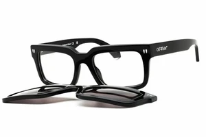 Gafas de sol OFF WHITE CLIP ON2 OERI130C99PLA0011007 marco negro plateado gris - Imagen 1 de 4
