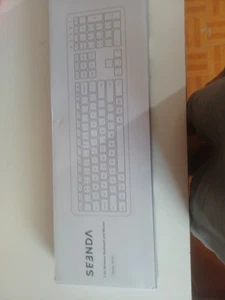 Seenda Wireless Keyboard & Mouse Combo Bluetooth White Unused In Plastic - Picture 1 of 2