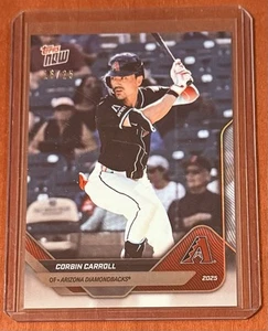 2025 Topps Now #od-251 Corbin Carroll # 16/25 oro paralelo camino al día de apertura - Imagen 1 de 2