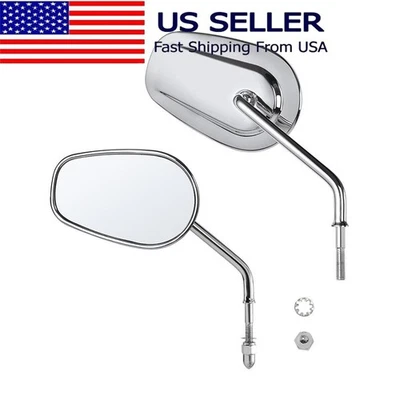 Espejos retrovisores de motocicleta para Harley Davidson Dyna 1983-2017 ect. Foto 1 de 4