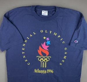 Vintage 1996 Atlanta Olympics T-Shirt XL Champion USA Centennial Games 90s Tee - Bild 1 von 8