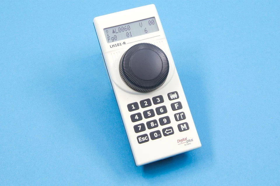 Lenz 21102 | Régulateur manuel sans fil LH101-R avec bouton rotatif général - Photo 1/1