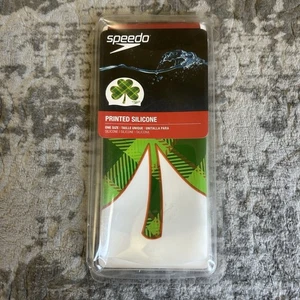 Cuffia da nuoto in silicone Speedo stampata trifoglio - Taglia unica - Foto 1 di 6