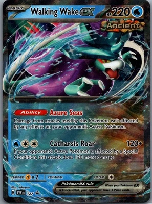 Walking Wake ex Holo Promo SV: Scarlet & Violet Promo Cards 127 NM - Image 1 of 2