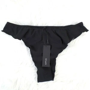 NWT BLUSH Lingerie Sexy ECLAT High Leg Bikini Panties Black size M - Picture 1 of 6