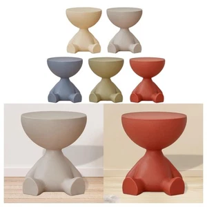 Small Round Side End Table Coffee Table Smooth Multifunction Bedside Cabinet - Picture 1 of 34