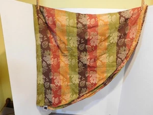 Fall Jacquard Tablecloth by Harvest- Round  60" - Picture 1 of 4