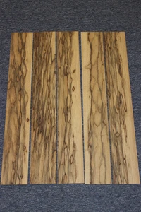 Madera en blanco de madera de stock delgado Limba negra. 32 X 4,5 X 0,20" se vende individualmente - Imagen 1 de 4