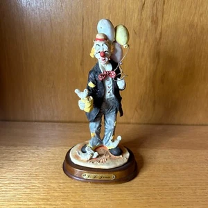 J. J. Jones Clown Figurine Collectors Bum Hobo 1995 - Picture 1 of 8